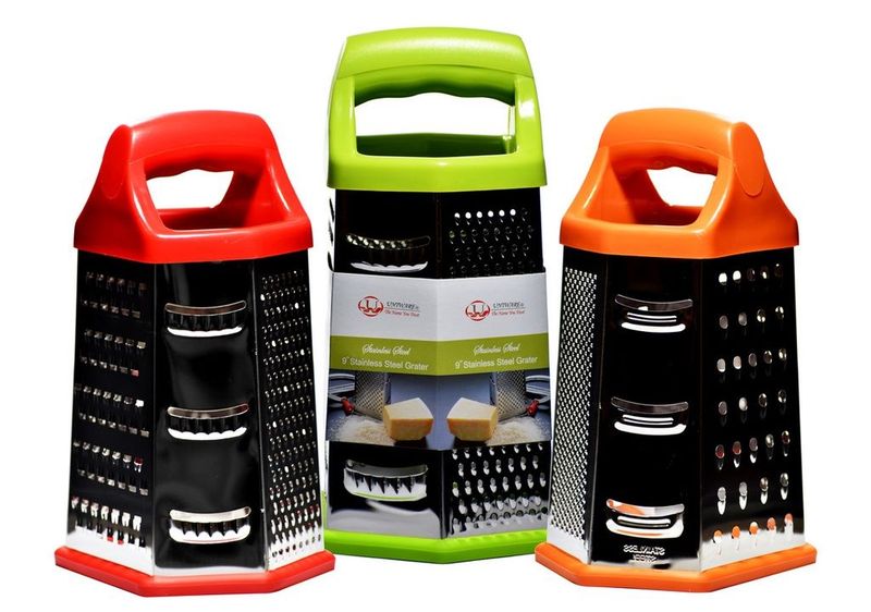 9" Stainless Steel Grater Mixed colors