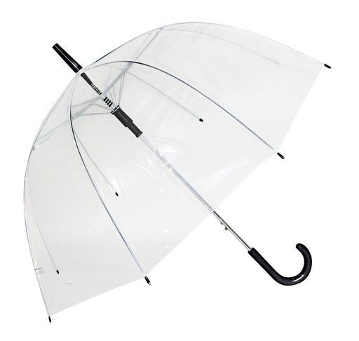 23" Straight Auto Open Umbrella Black Handle