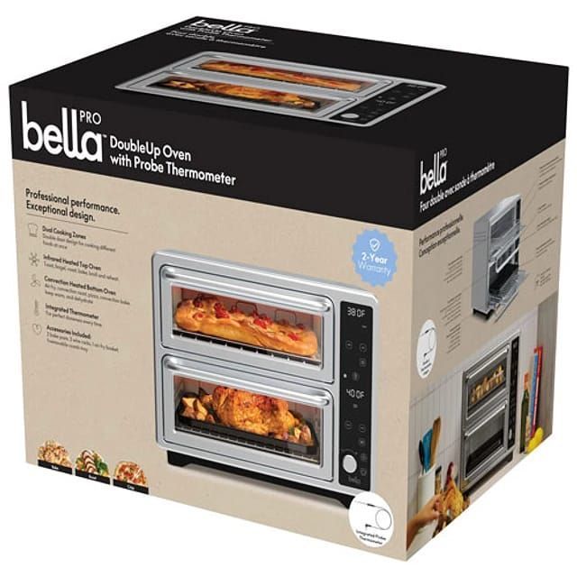 Bella Pro Double Up Oven with Probe Thermometer