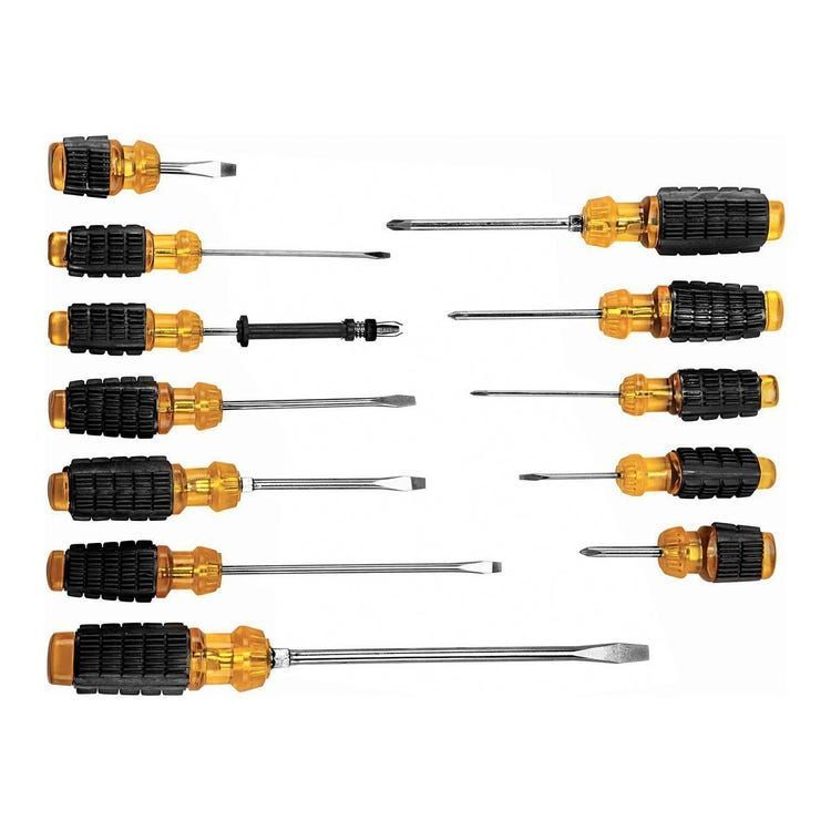 PITTSBURGH Cushion Grip Screwdriver Set, 12-Pieces
