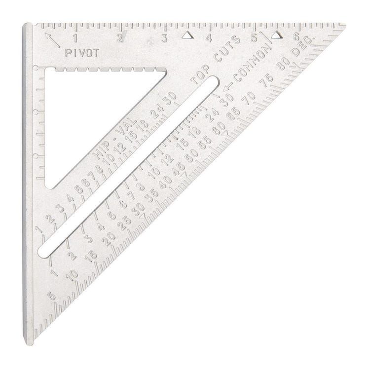 PITTSBURGH 4-in-1 Aluminum Rafter Angle Square