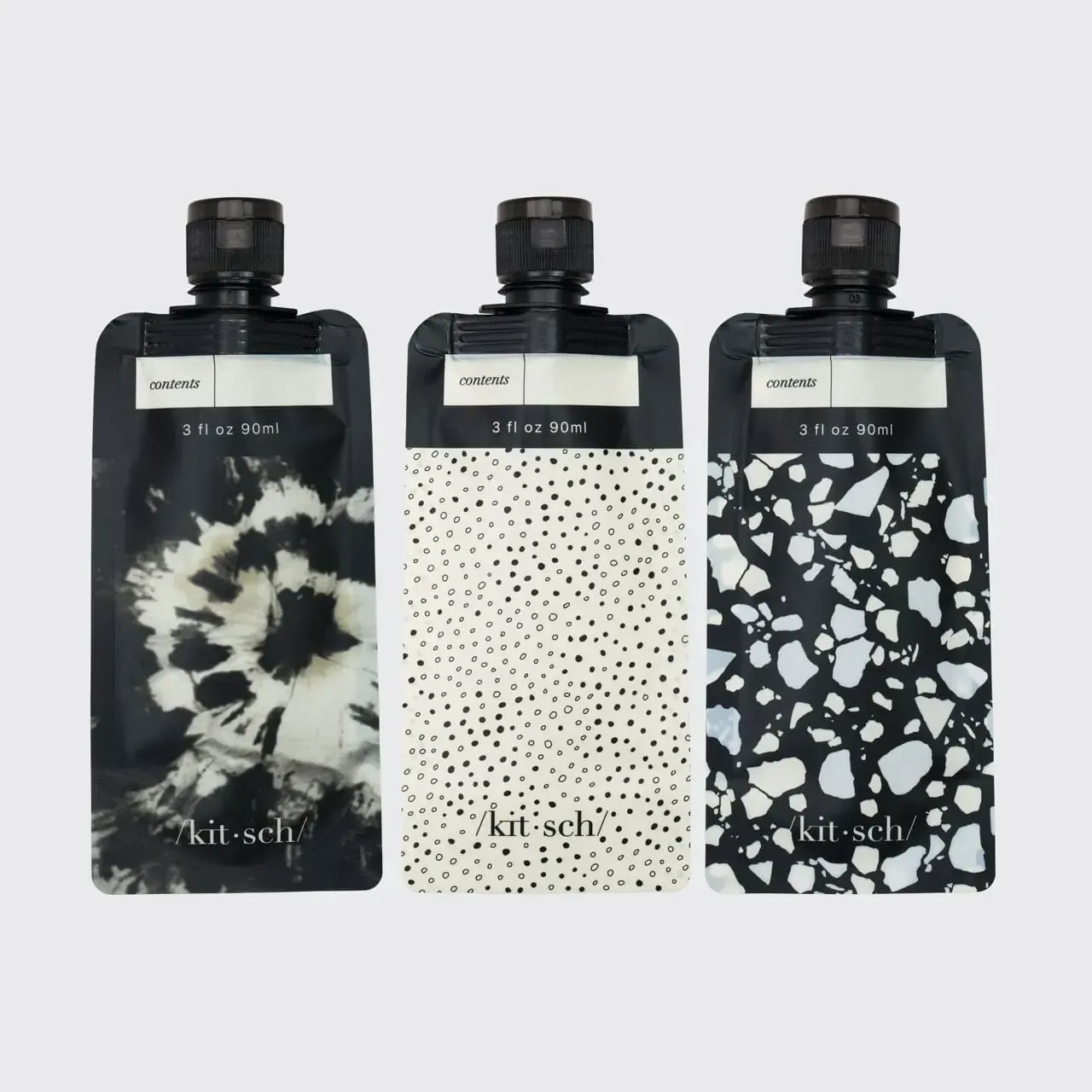 Kitsch Refillable Travel Pouches