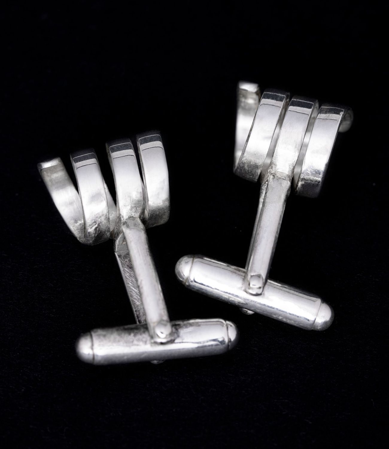 ICSPRING CUFFLINGS SILVER