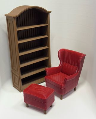 Little Armchair and Foot Stool