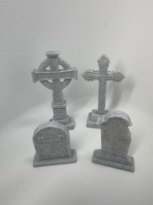 Spooky Gravestones Set of 4