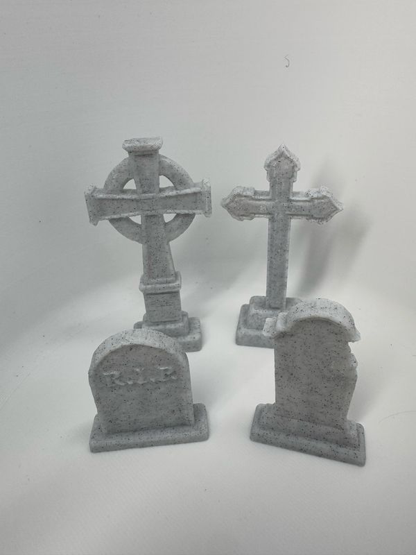 Spooky Gravestones Set of 4