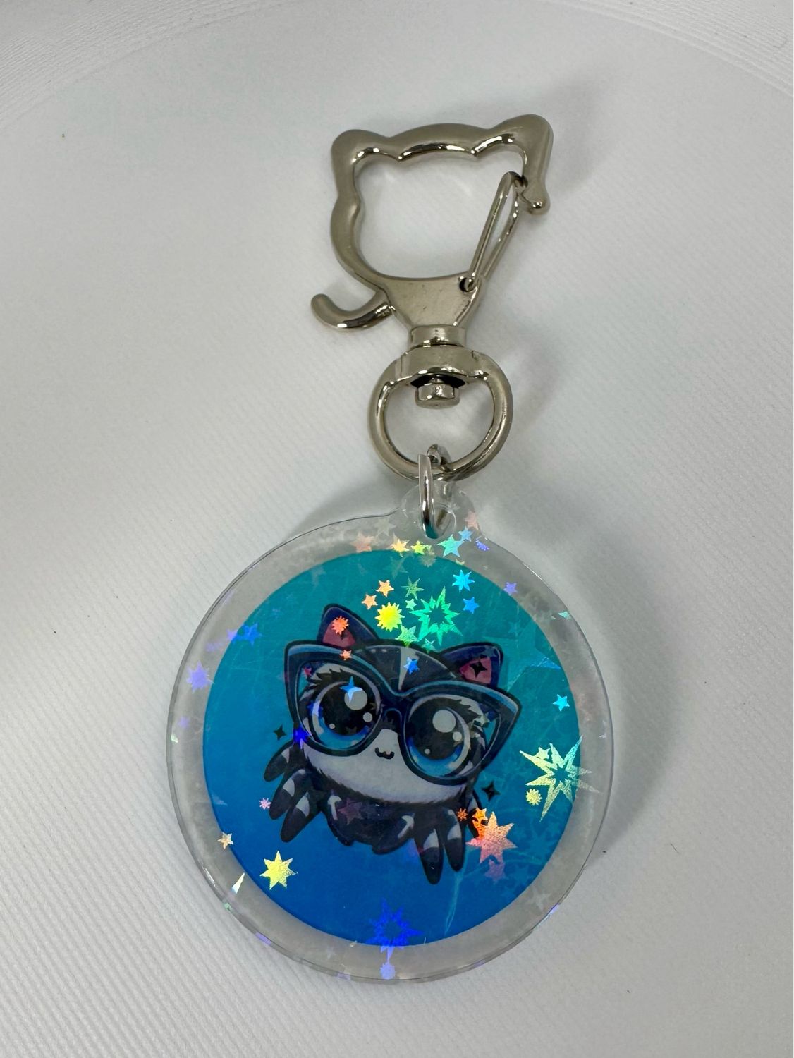 Kit&#39;s Critters Holographic Keychain 1.5&quot;