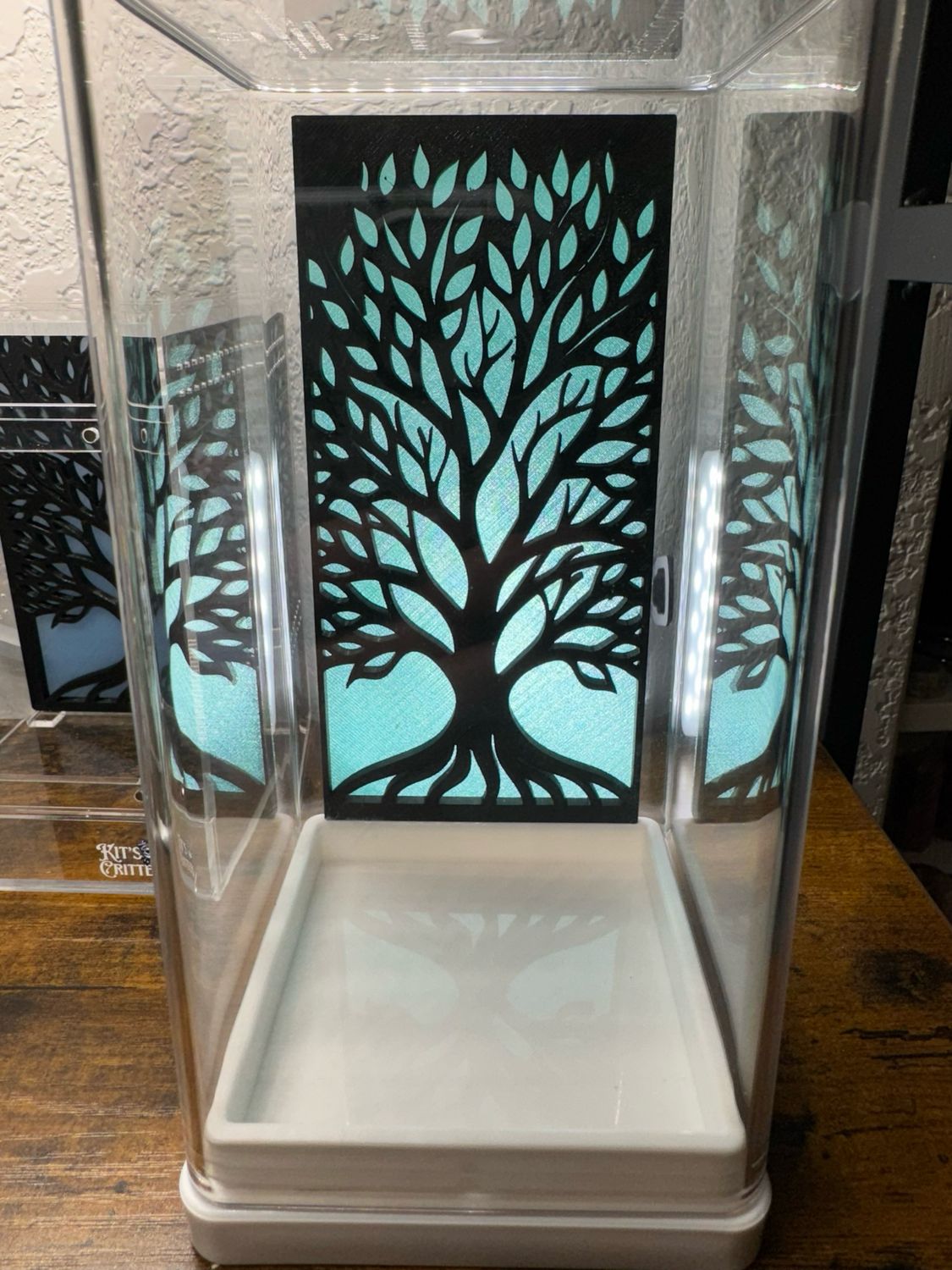 Tree of Life &quot;Stained Glass&quot; Climbing Wall (4x8&quot; for food storage container)
