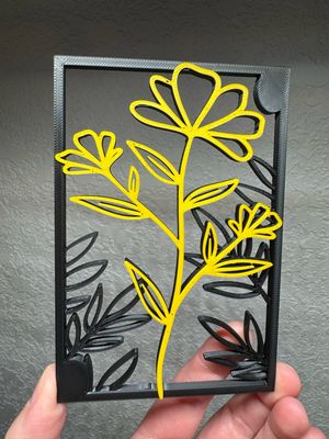 Flower Climbing Wall 4x6&quot;