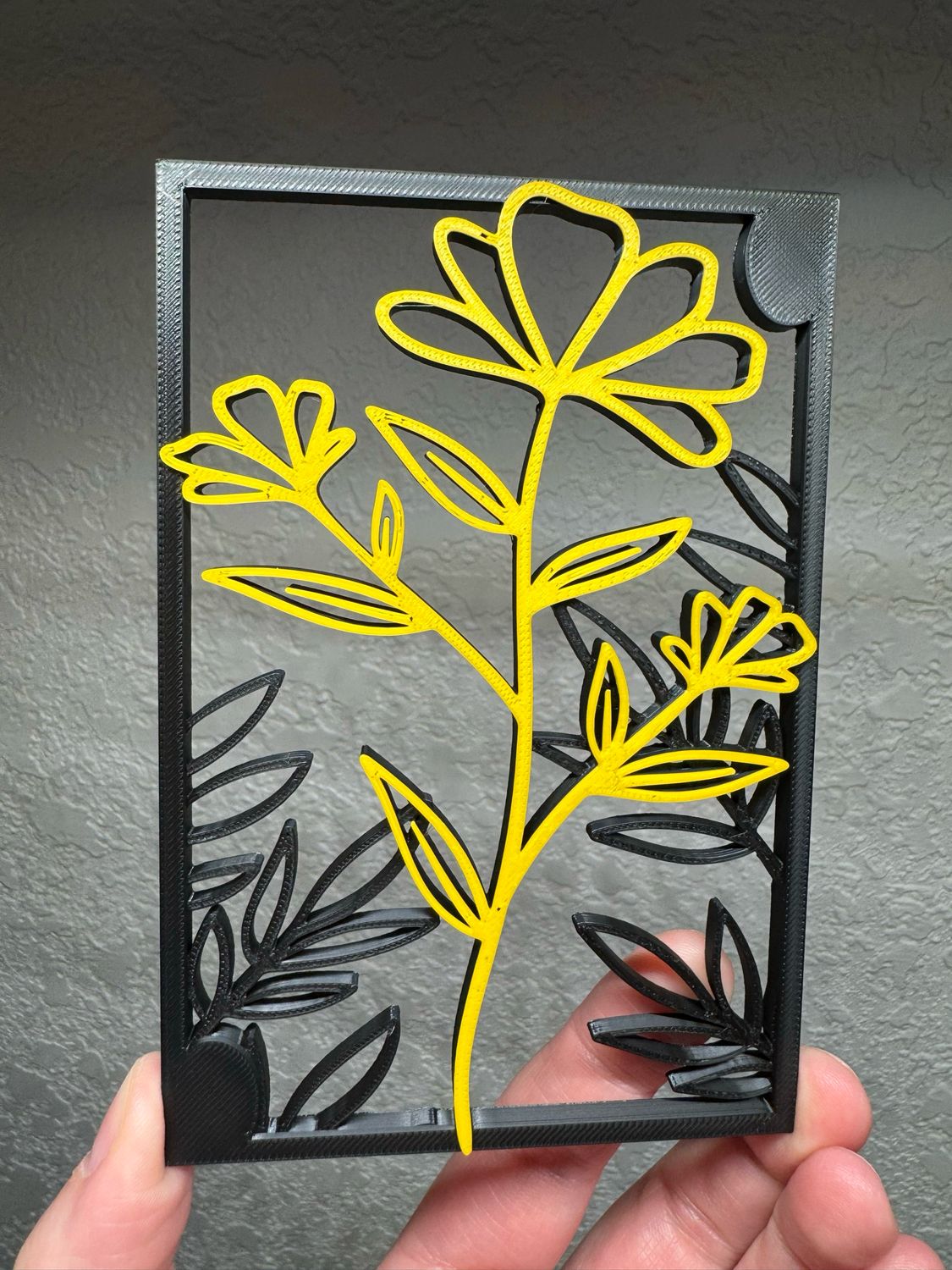 Flower Climbing Wall 4x6&quot;