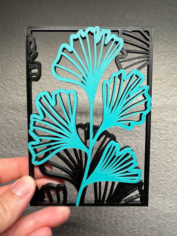 Ginkgo Leaves Climbing Wall 4x6&quot;