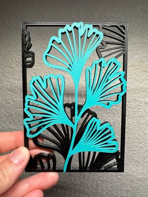 Ginkgo Leaves Climbing Wall 4x6&quot;