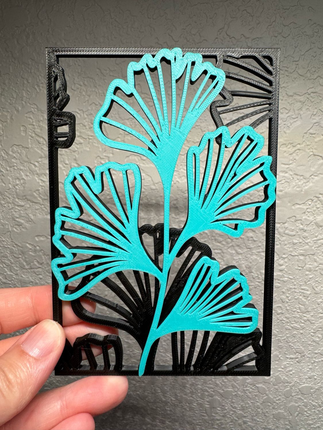 Ginkgo Leaves Climbing Wall 4x6&quot;