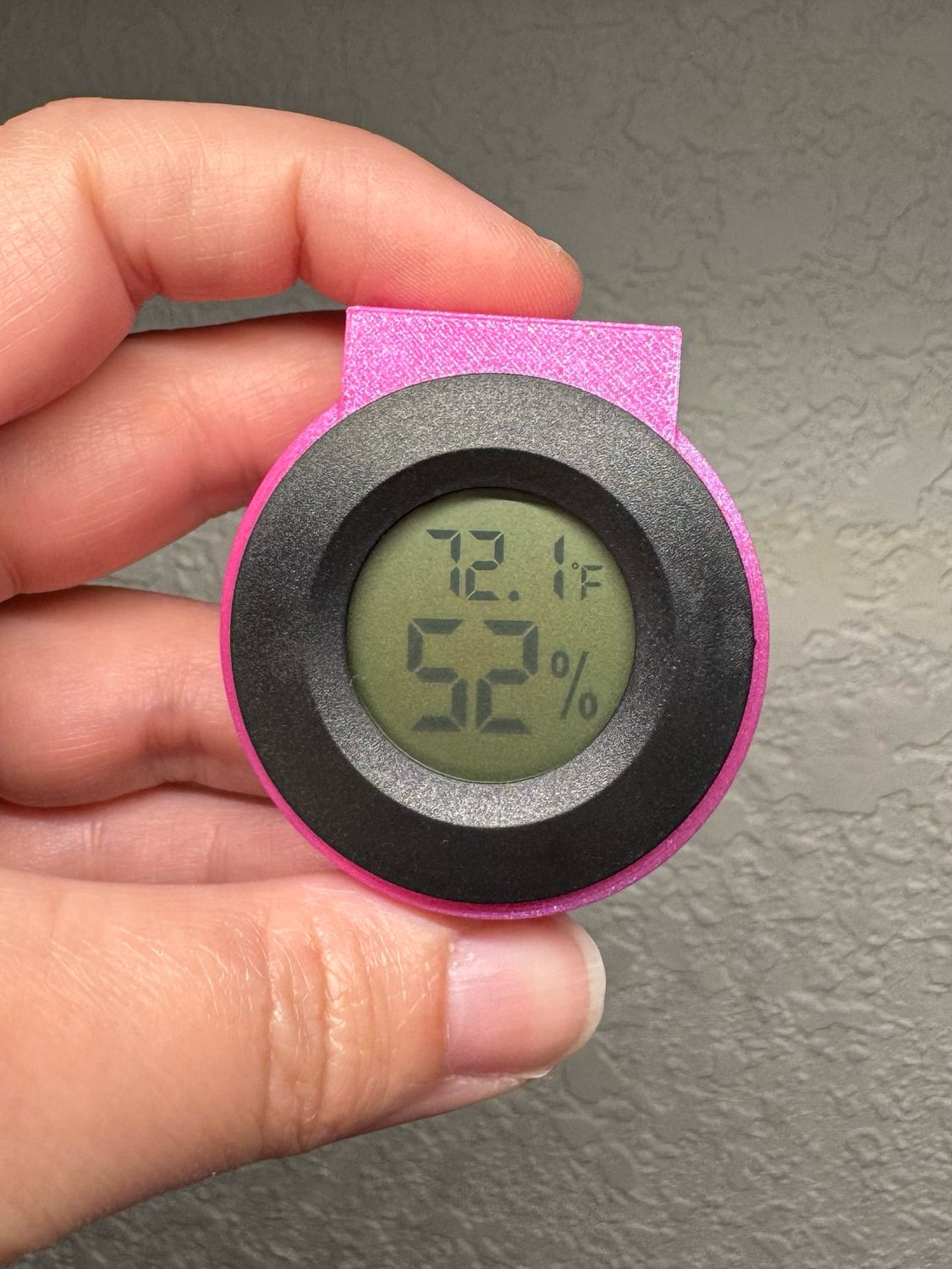 Round Hygrometer/Thermometer Magnetic Holder