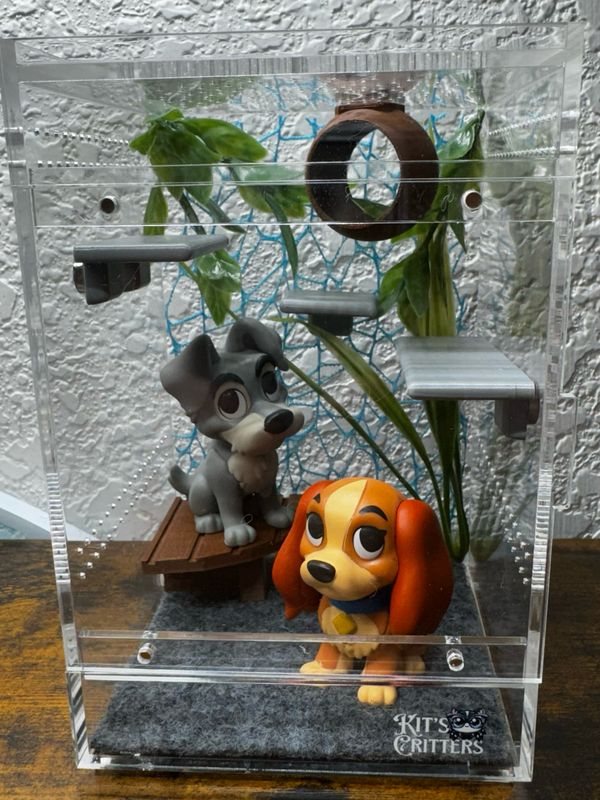 Lady And The Tramp 4x4x6&quot; Enclosure