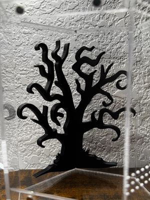 Spooky Tree Climbing Wall For Hex Tower Enclosure