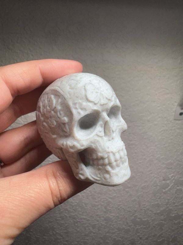 Carved Ornate Skull