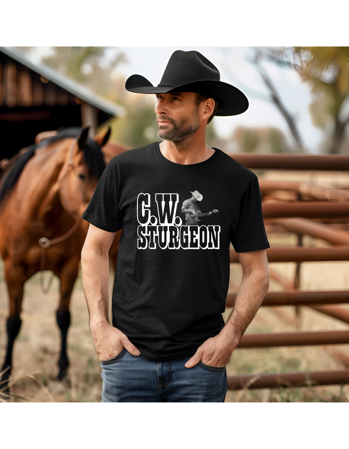 CW Sturgeon White Logo More Colors Available
