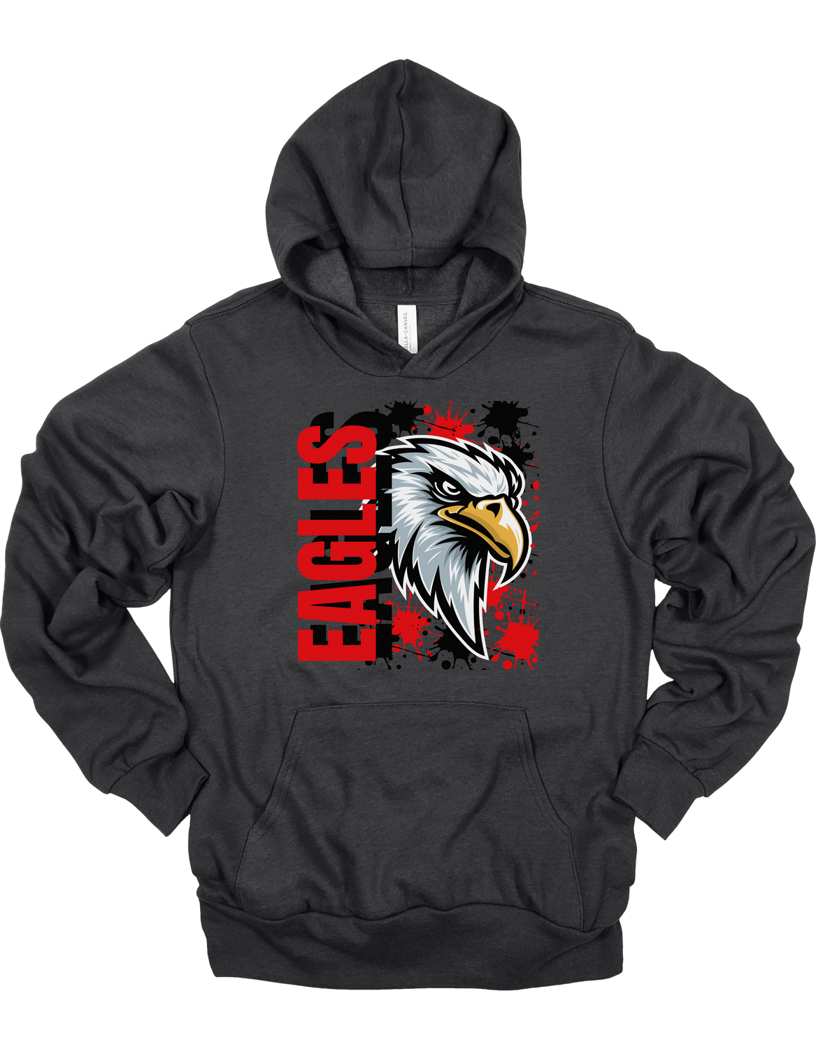 Eagles Bella + Canvas Hooded Sweatshirt Youth-Adult