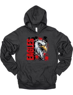 Eagles Bella + Canvas Hooded Sweatshirt Youth-Adult