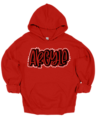 Argyle Gildan Hooded Sweatshirt Youth-Adult