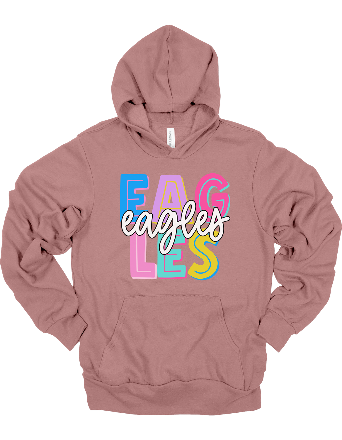 Retro Eagles Bella + Canvas Hooded Sweatshirt Youth-Adult
2 Colors Available