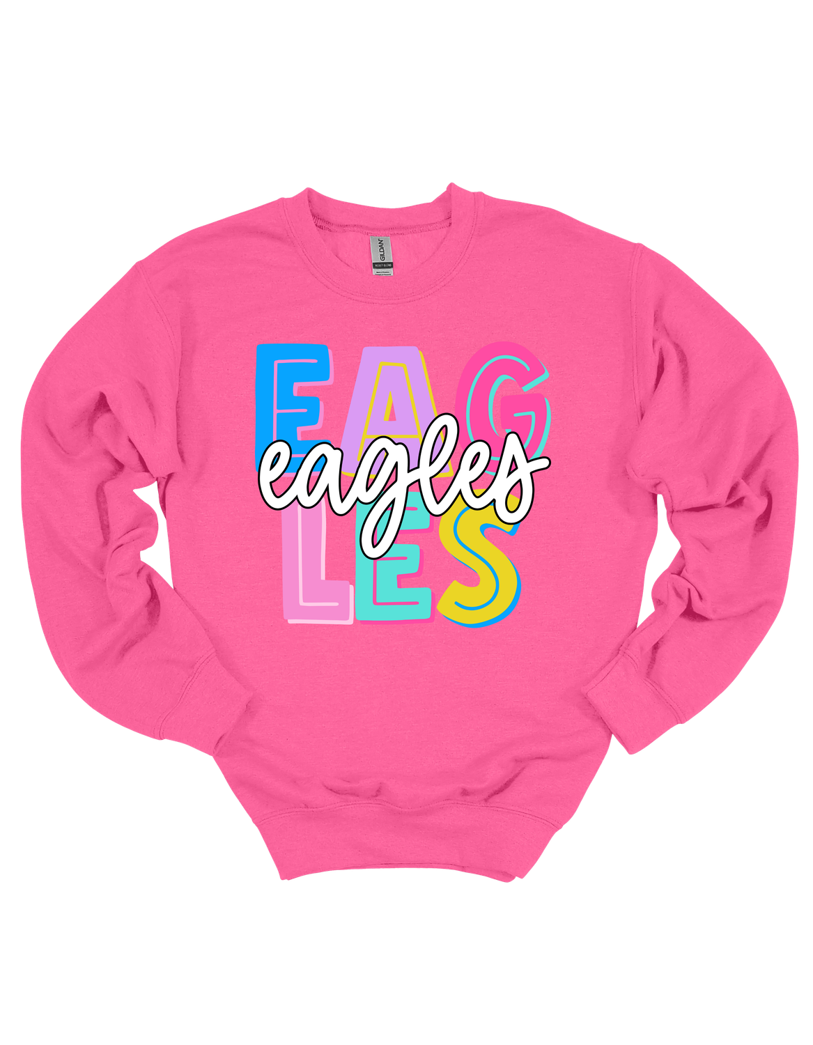 Retro Eagles Gildan Sweatshirt Youth-Adult 
2 Colors Available