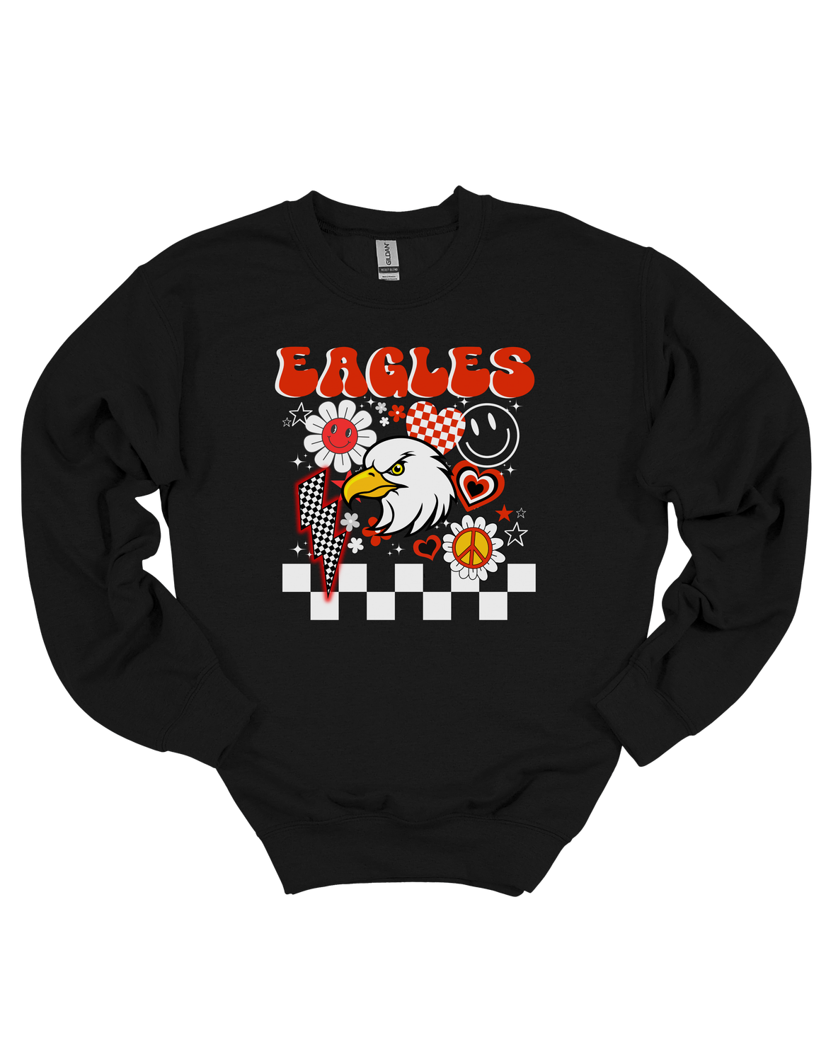 Eagles Heart Gildan Sweatshirt Youth-Adult