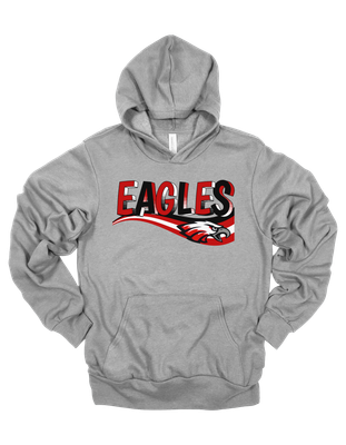 Eagle Bella + Canvas Hooded Sweatshirt Youth-Adult