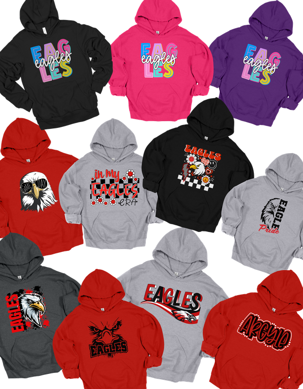 Gildan Hooded Sweatshirt Youth-Adult