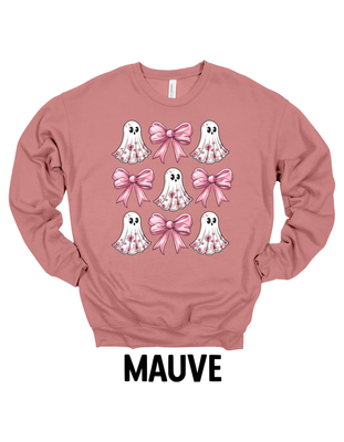 Ghost &amp; Bows Bella + Canvas Sweatshirt Youth-Adult Sizes