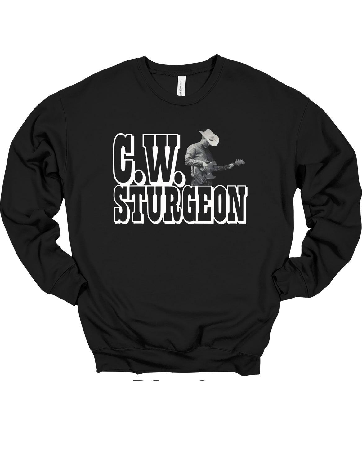 C.W Sturgeon White Logo Bella Sweatshirt More Colors Available