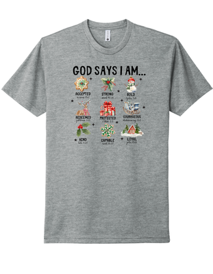 God Says I Am Youth-Adult Sizes