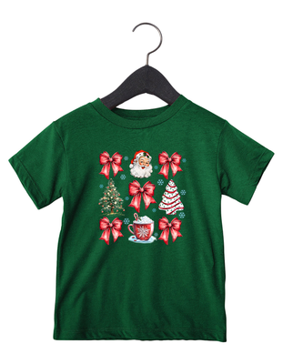 Santa Bows Toddler Sizes