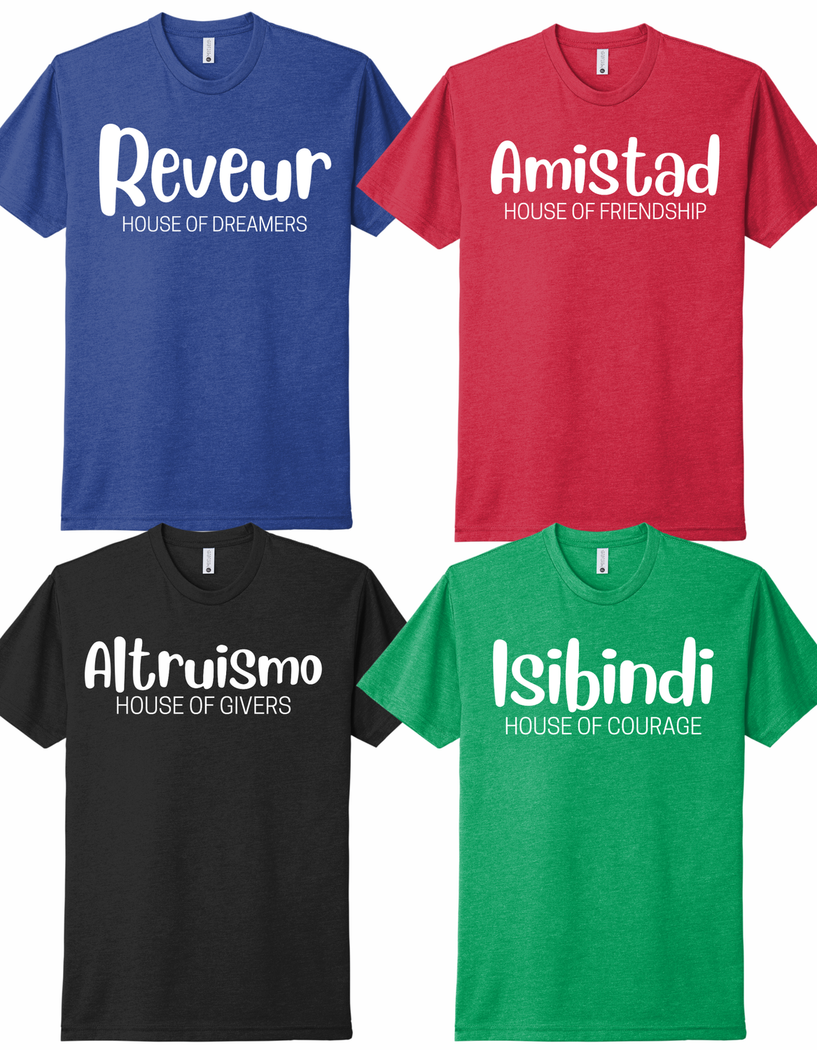 Next Level T-Shirt House Colors Youth-Adult Sizes