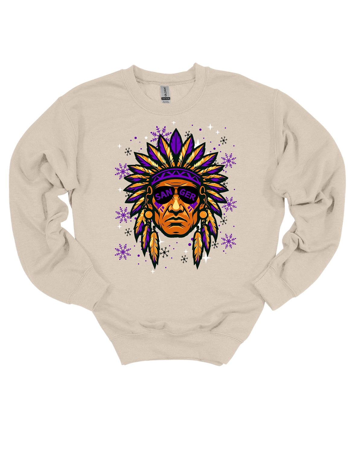 Sanger Indian Holiday (Tan) Adult Sizes Only