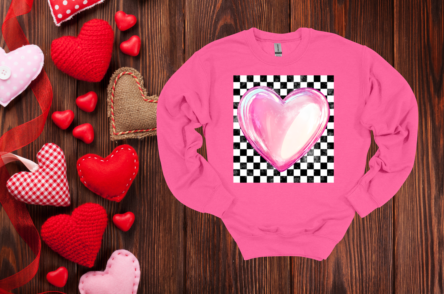 Gildan Sweatshirt &quot;Heart&quot; Youth-Adult Sizes