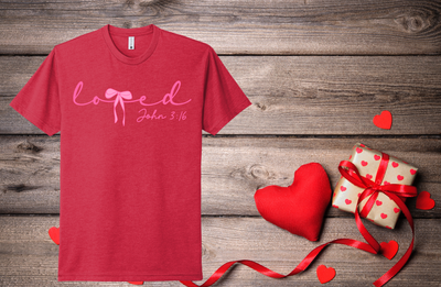 Next Level &quot;Loved&quot; Youth-Adult Sizes 2 Colors Available
