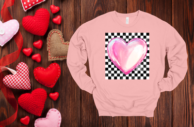 Bellas Canvas Sweatshirt &quot;Heart&quot; Adult Sizes