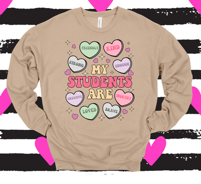 Bella Canvas Sweatshirt &quot;Teacher&quot; Adult Sizes Only 2 Colors Available