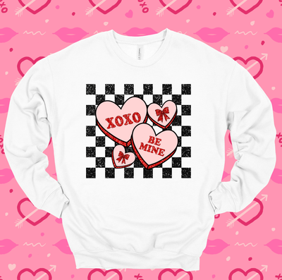 Bella Canvas Sweatshirt &quot;Be Mine&quot; Youth-Adult Sizes 2 Colors Available