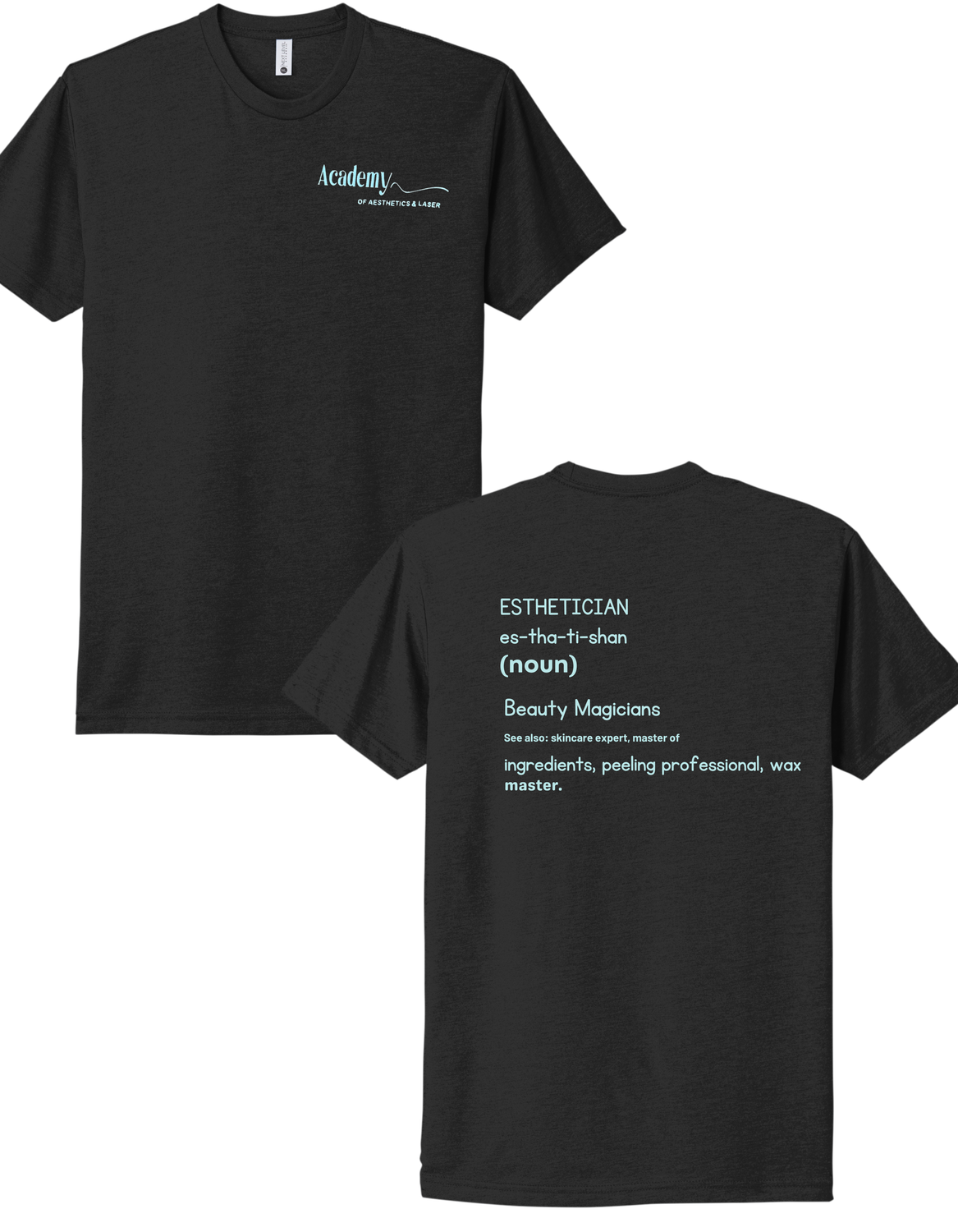Academy T-Shirt Glitter Writing