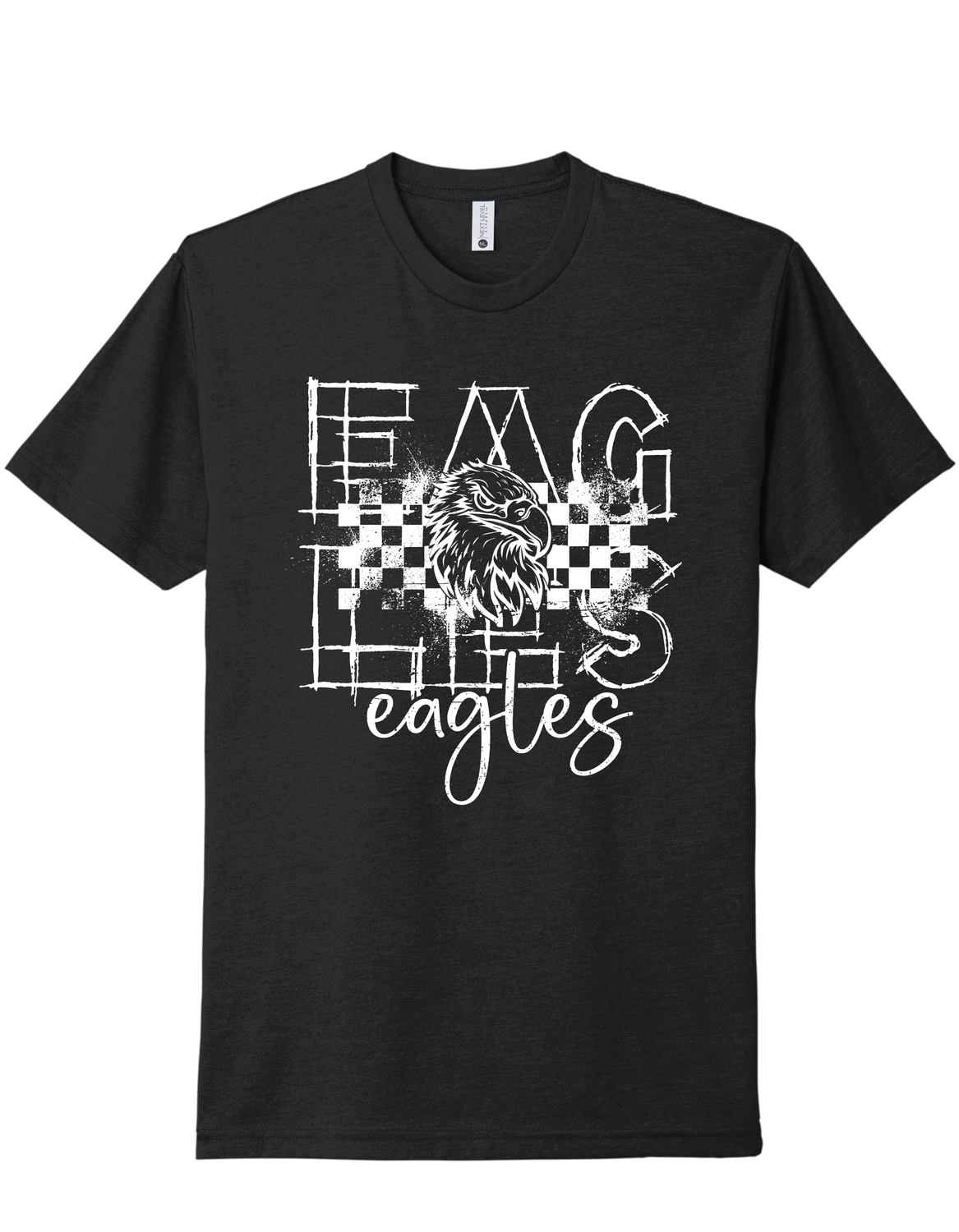 Eagles Checkered White Youth-Adult Sizes 2 Colors Available