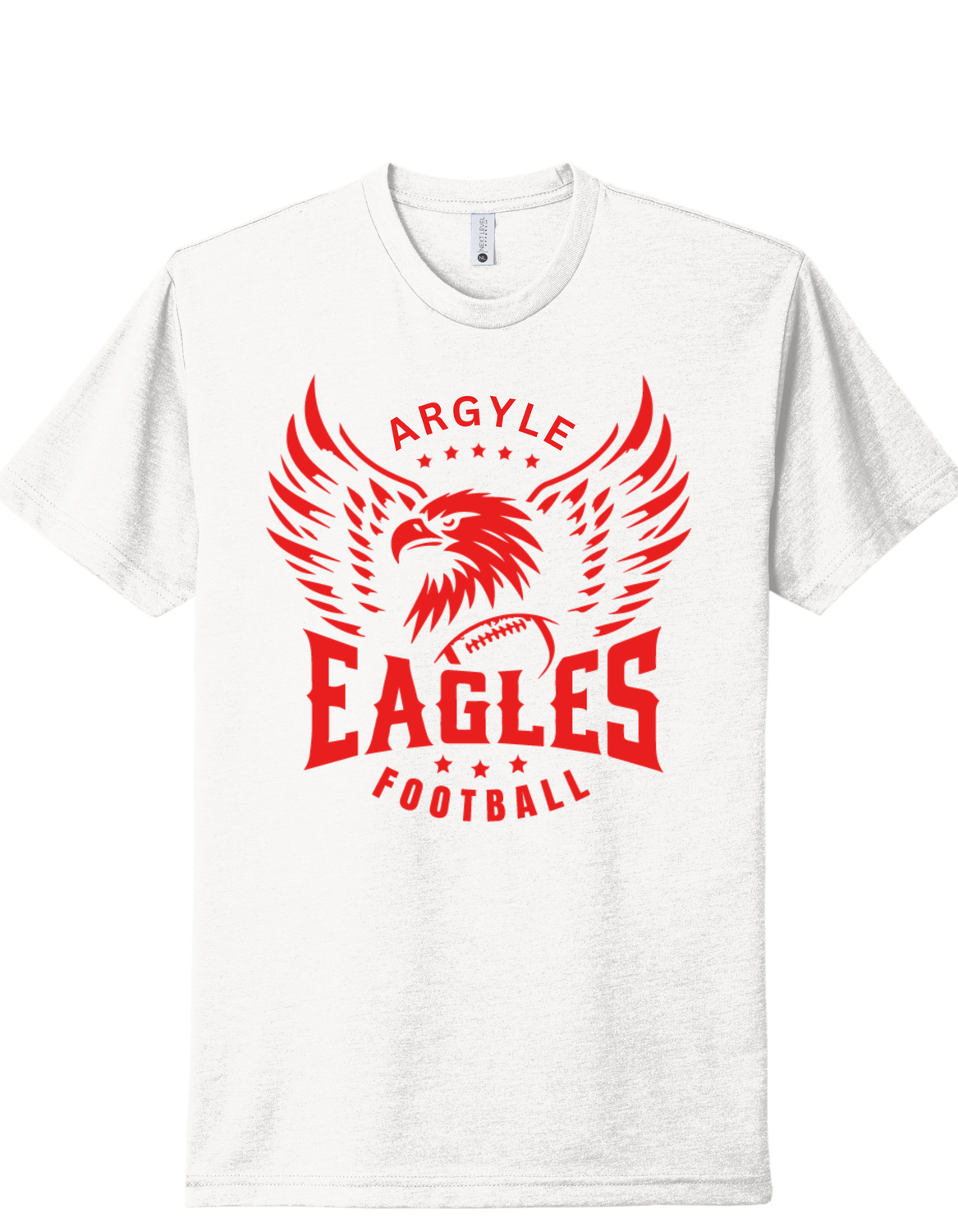Argyle Football (red) Youth-Adult Sizes 3 Colors Available