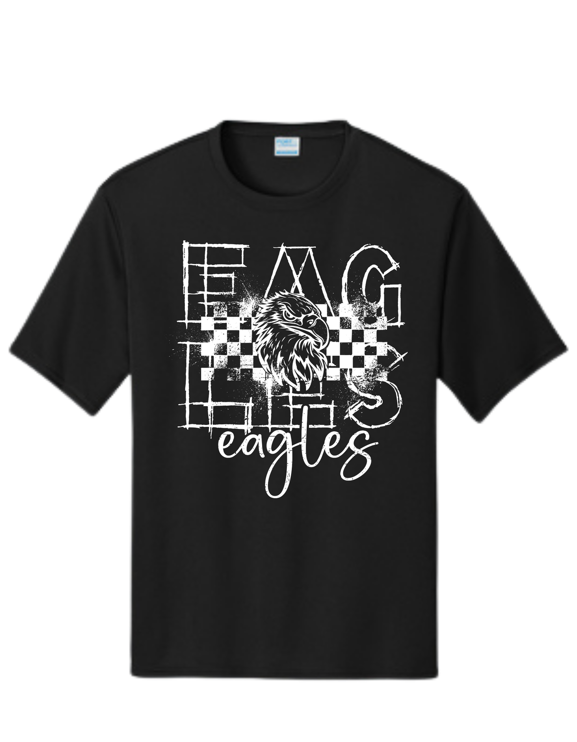 Performance Wear Eagles Checkered (white) Youth-Adult Sizes 2 Colors Available