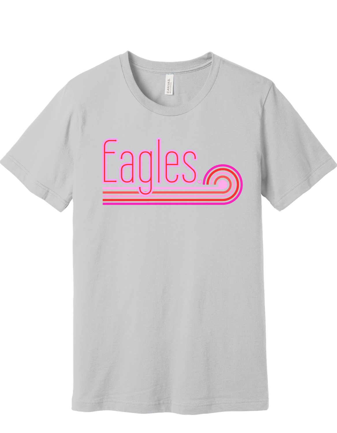 Bella Canvas Pink Eagles Youth-Adult Sizes 3 Colors Available
