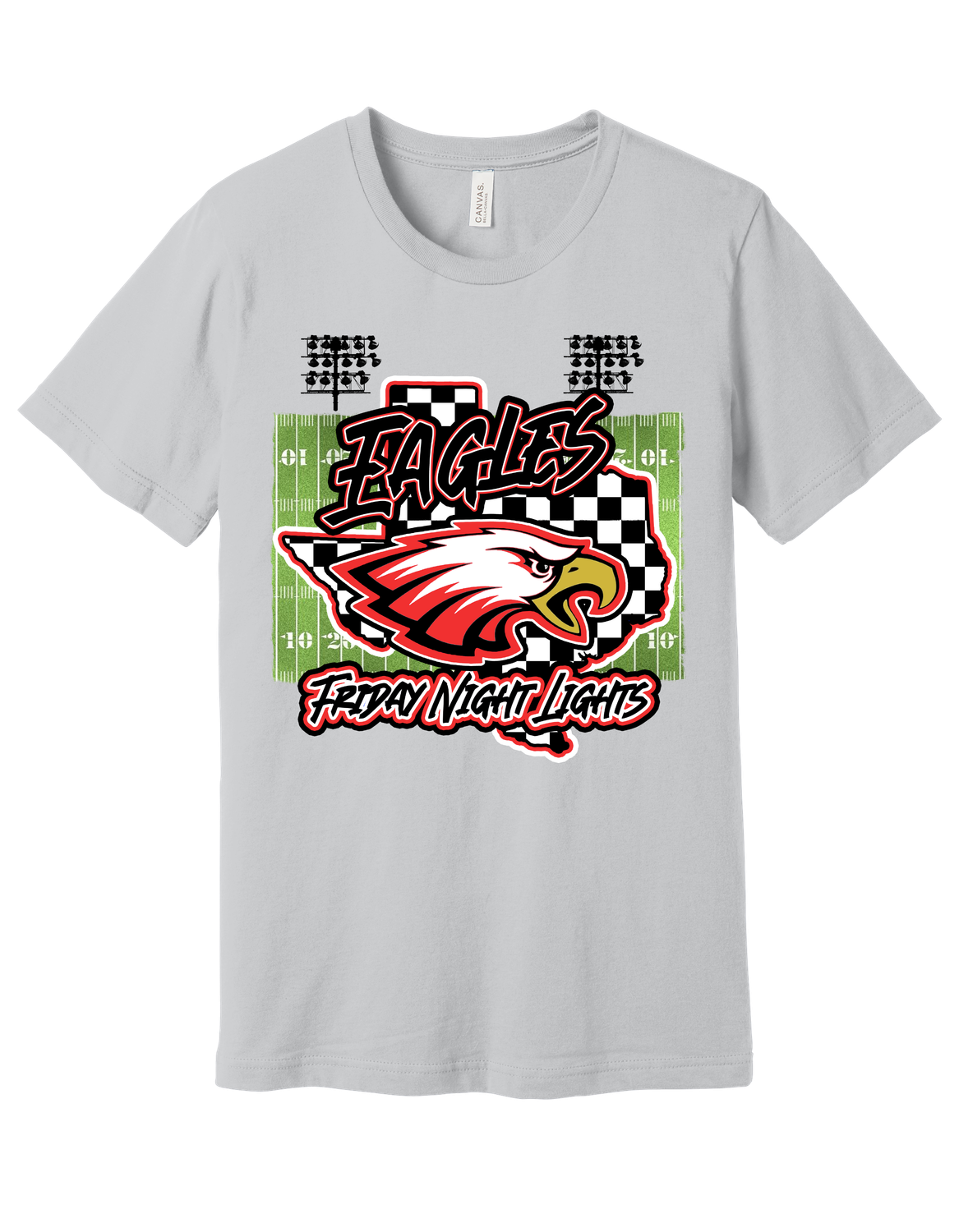 Bella Canvas Friday Night Lights Youth-Adult Sizes 3 Colors Available