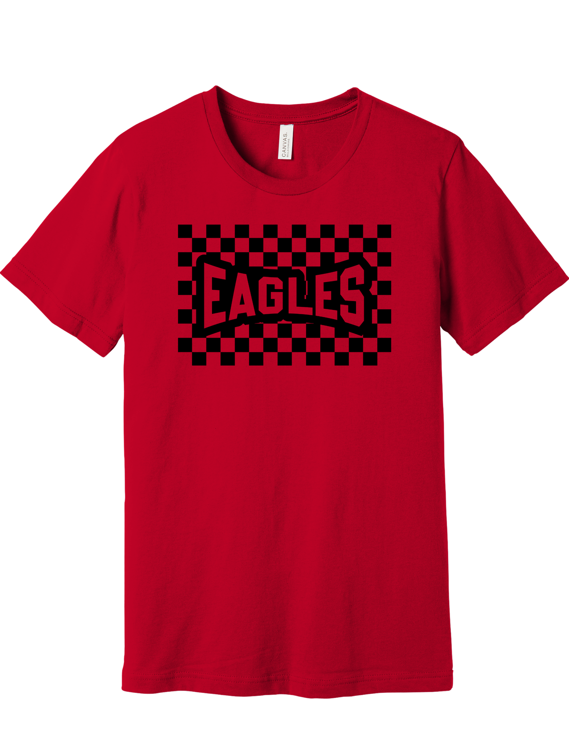 Bella Canvas Checkered Eagles Youth-Adult Sizes 3 Colors Available