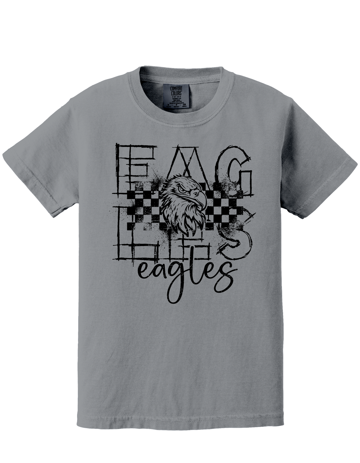 Bella Canvas Eagles Checkered Youth-Adult Sizes 2 Colors Available