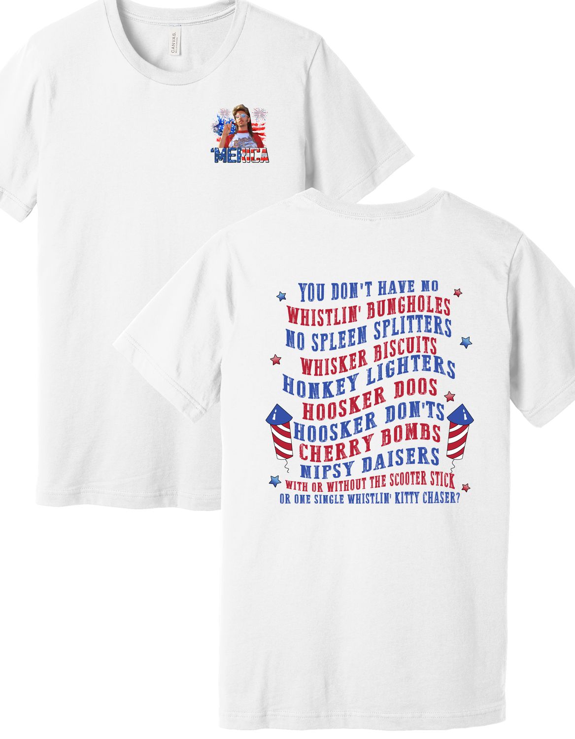 Merica 3 Colors Available Adult Sizes